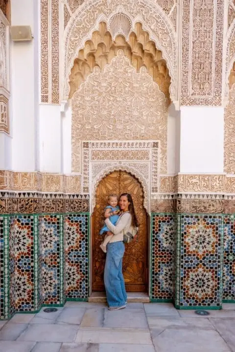 A family on the 12-day Cities, Sahara and Coast journey