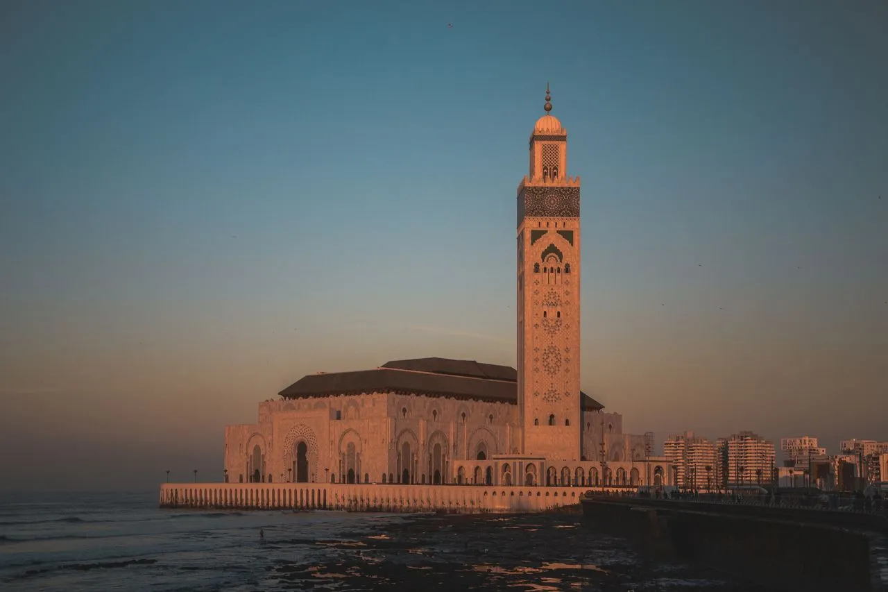 Arrival in Casablanca, the Atlantic corniche at golden hour