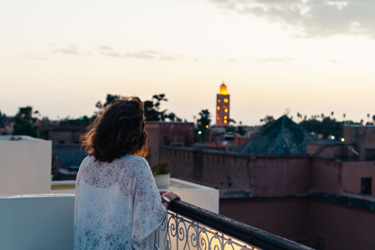 Marrakech, the red city at golden hour