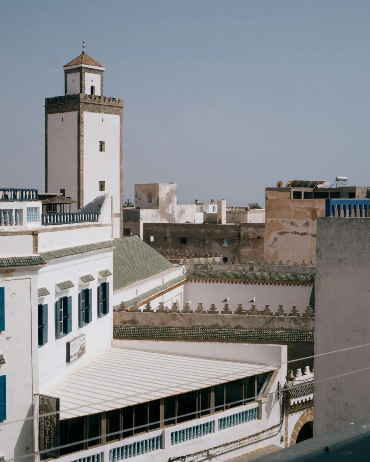 Essaouira Unveiled: A Coastal Odyssey - Day Trip from Marrakech to the Ancient Mogador City 2 Scenic view of traditional Moroccan architecture in Essaouira's old city.
