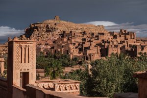 A view of a village in the desert, DAY TOUR FROM FES